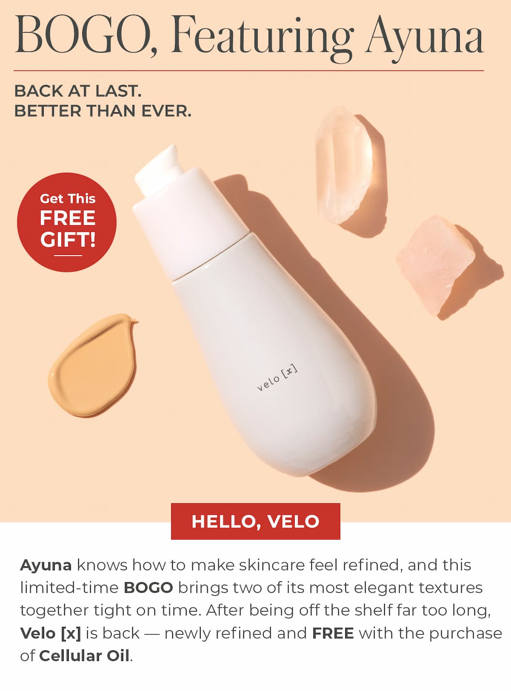 BOGO, Featuring Ayuna | Back at Last. Better Than Ever. — Get This FREE GIFT!