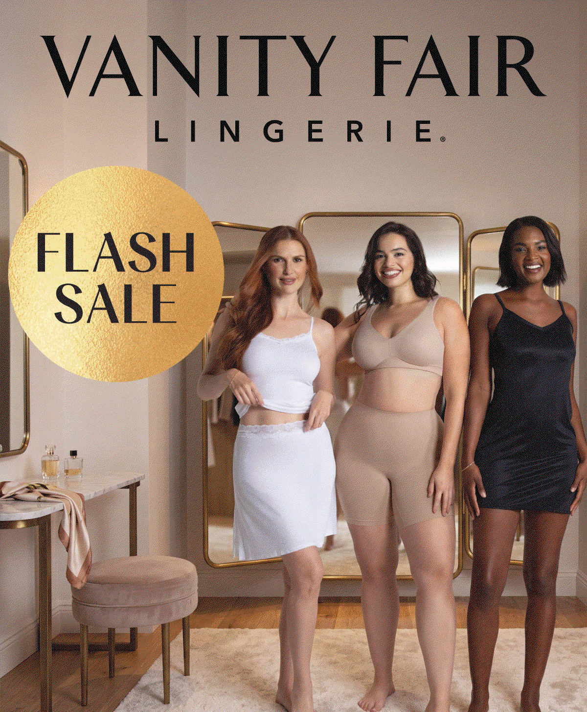 50% off camis slips and shapewear flash sale