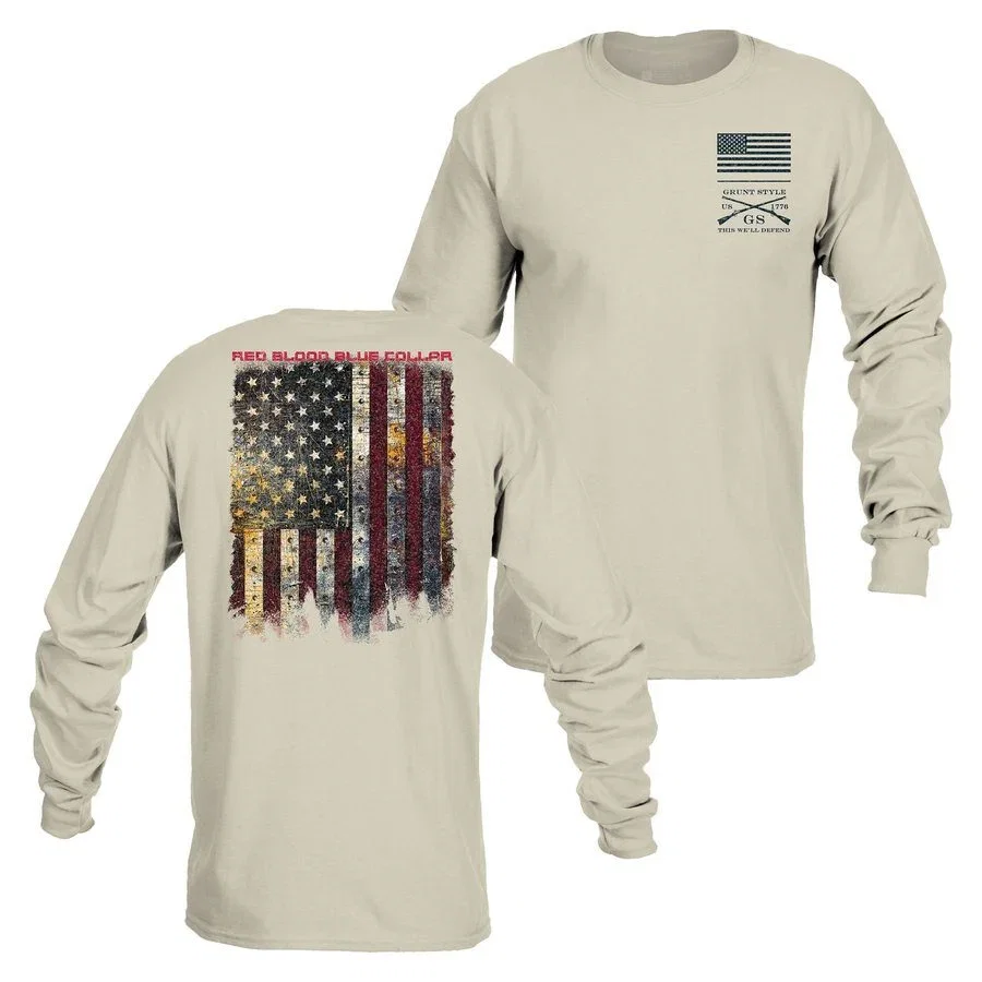 Image of Red Blood Blue Collar™ Long Sleeve - Sand