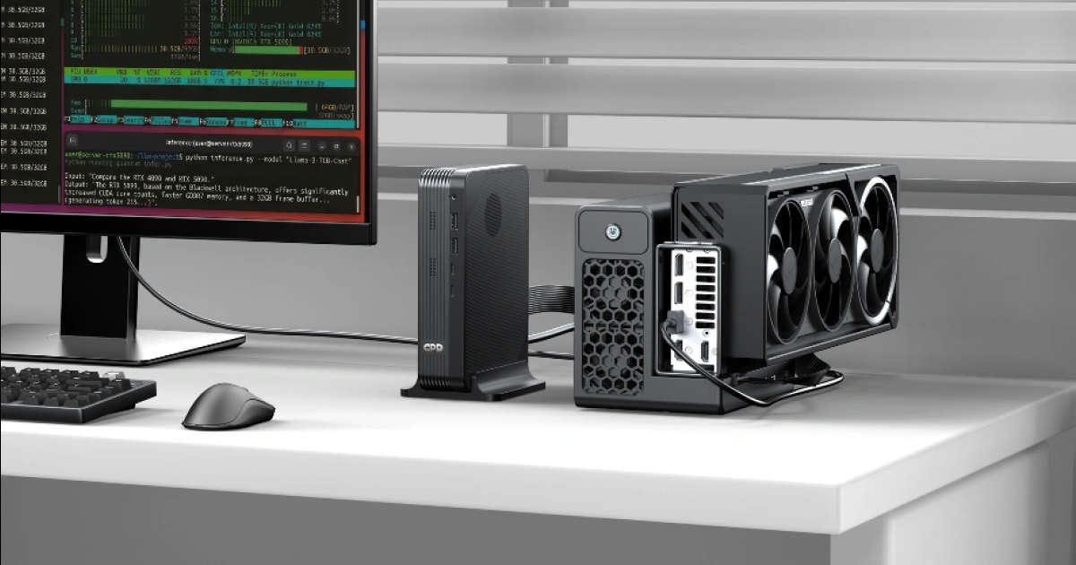 GPD BOX: The World's First Mini PC Featuring MCIO 8i and Dual USB4 v2.0 Connectivity