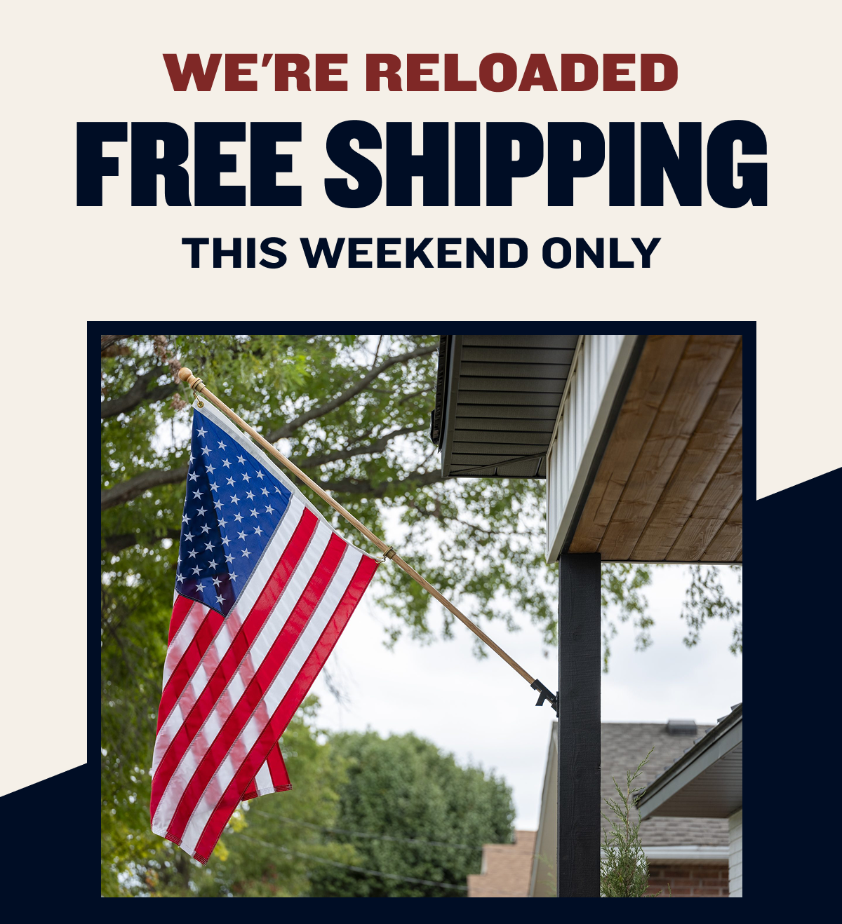 We're Reloaded | Free Shipping This Weekend Only 