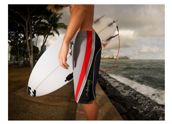 Long Boardshorts - Hits below the knee, 4-way stretch, their quick dry comfort or even their partially recycled construction