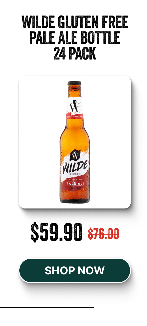Wilde Gluten Free Pale Ale Bottle – 24 Pack