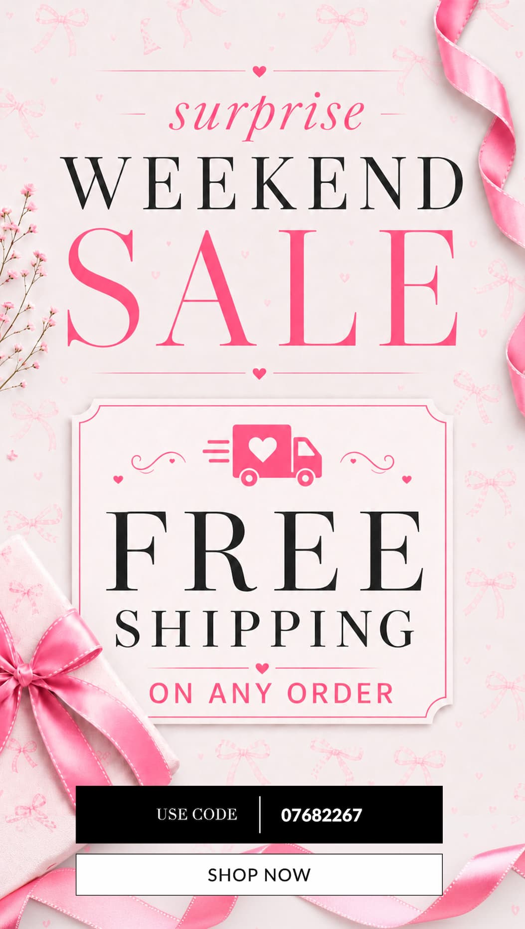 Free shipping on any order