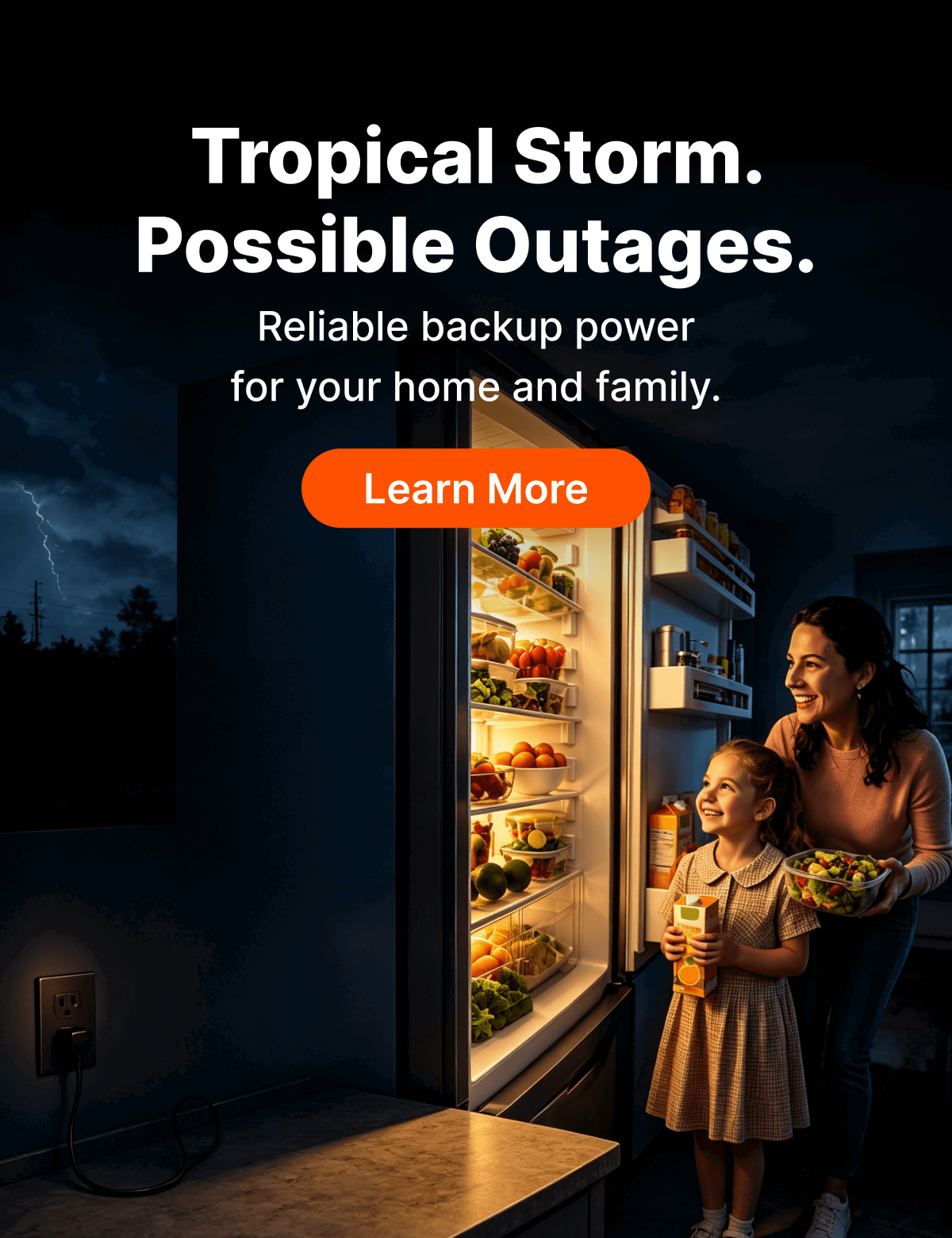 Stay PoweredIf Bertha Causes Outages Tropical Storm Bertha is approaching, and power outagesare possible. Prepare ahead with reliable Jackery backup power to help keep your home, devices, and everydayessentials running.