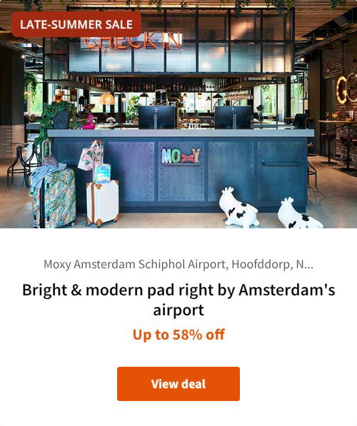 Bright &amp; modern pad right by Amsterdam's airport