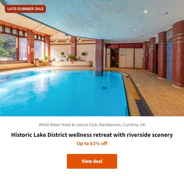 Historic Lake District wellness retreat with riverside scenery
