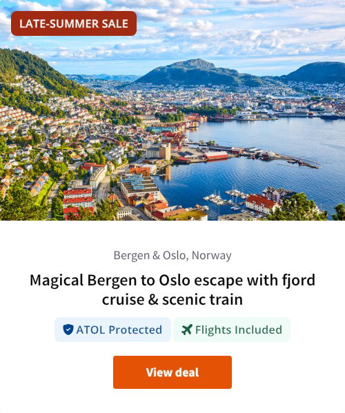 Magical Bergen to Oslo escape with fjord cruise &amp; scenic train