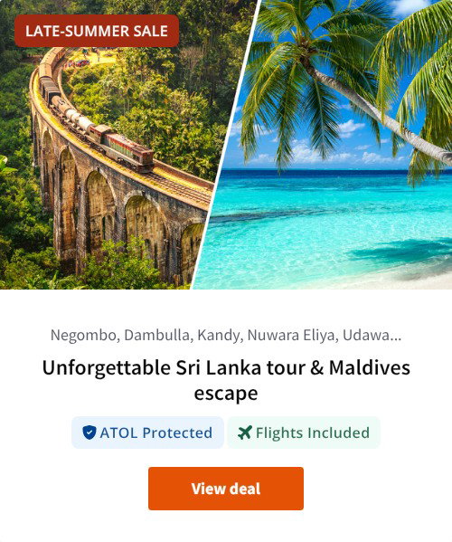 Unforgettable Sri Lanka tour &amp; Maldives escape