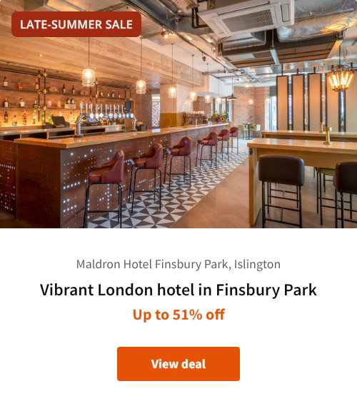 Vibrant London hotel in Finsbury Park