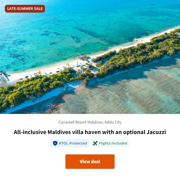 All-inclusive Maldives villa haven with an optional Jacuzzi
