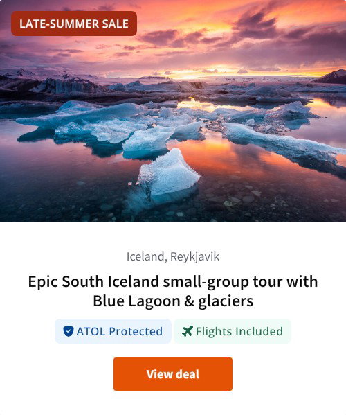 Epic South Iceland small-group tour with Blue Lagoon &amp; glaciers