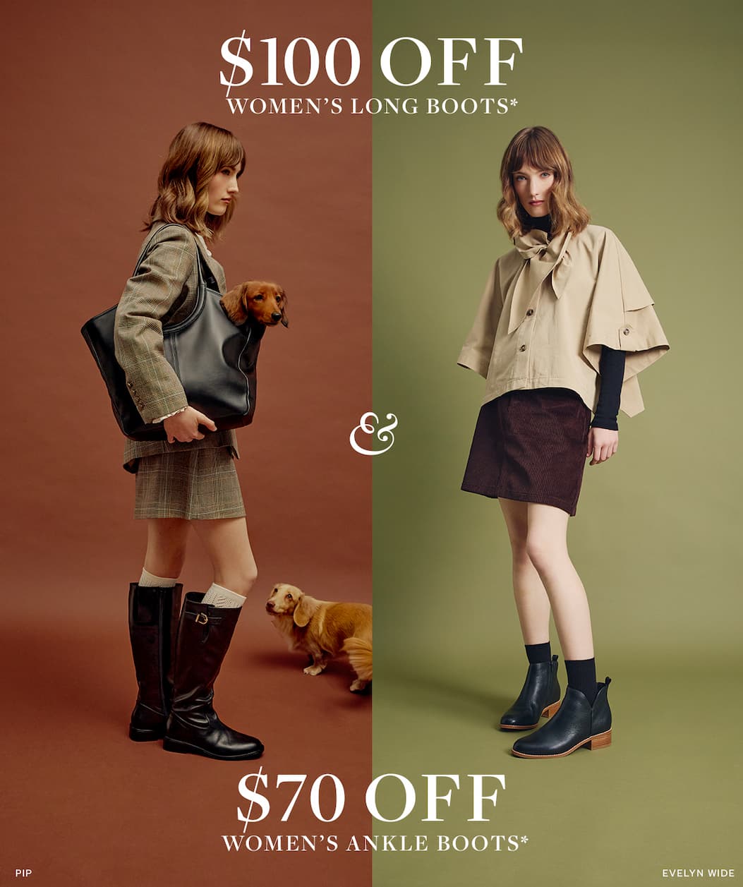 Up to $100 off boots*