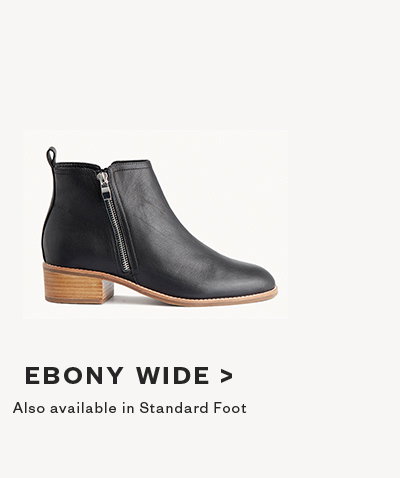 Ebony Wide Ankle Boot