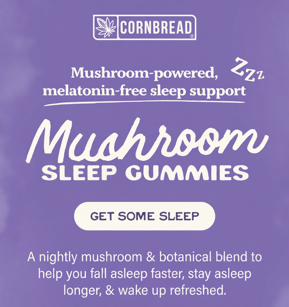 Cornbread Mushroom Sleep Gummies: 30% off