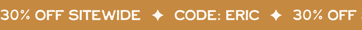 30% OFF Sitewide