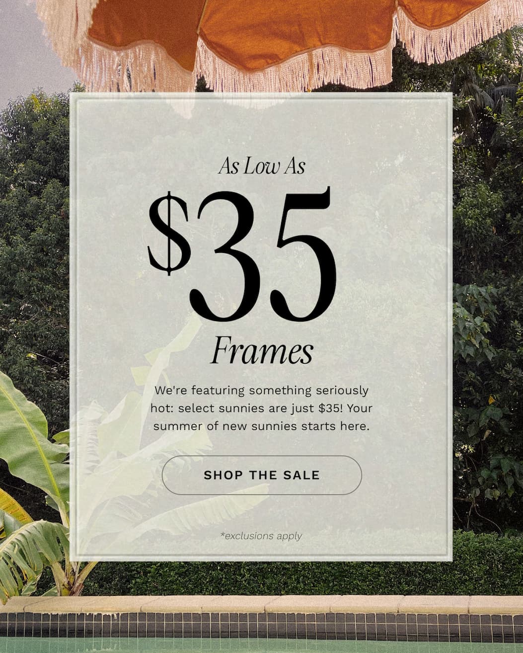 Frames As Low As $35