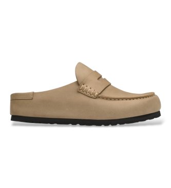 Mocasines de Piel Naples Wrapped Oiled (Ajuste Estrecho) marrón
