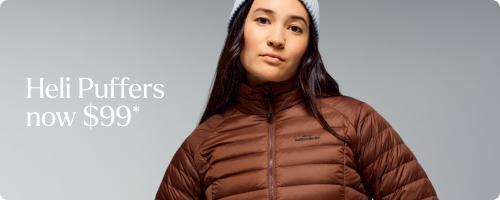 Heli Puffers now $99*