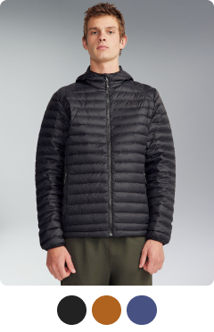 Men's Heli Down Hooded Jacket 3.0 - Black Stingray