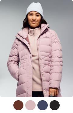 Women's Winterburn Down Parka Jacket - Light Thistle