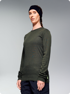 KMDCore Long Sleeve Top - Light Moss