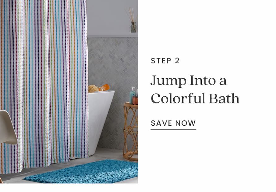 SAVE ON SHOWER CURTAINS