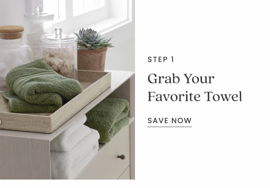 SAVE ON TOWELS