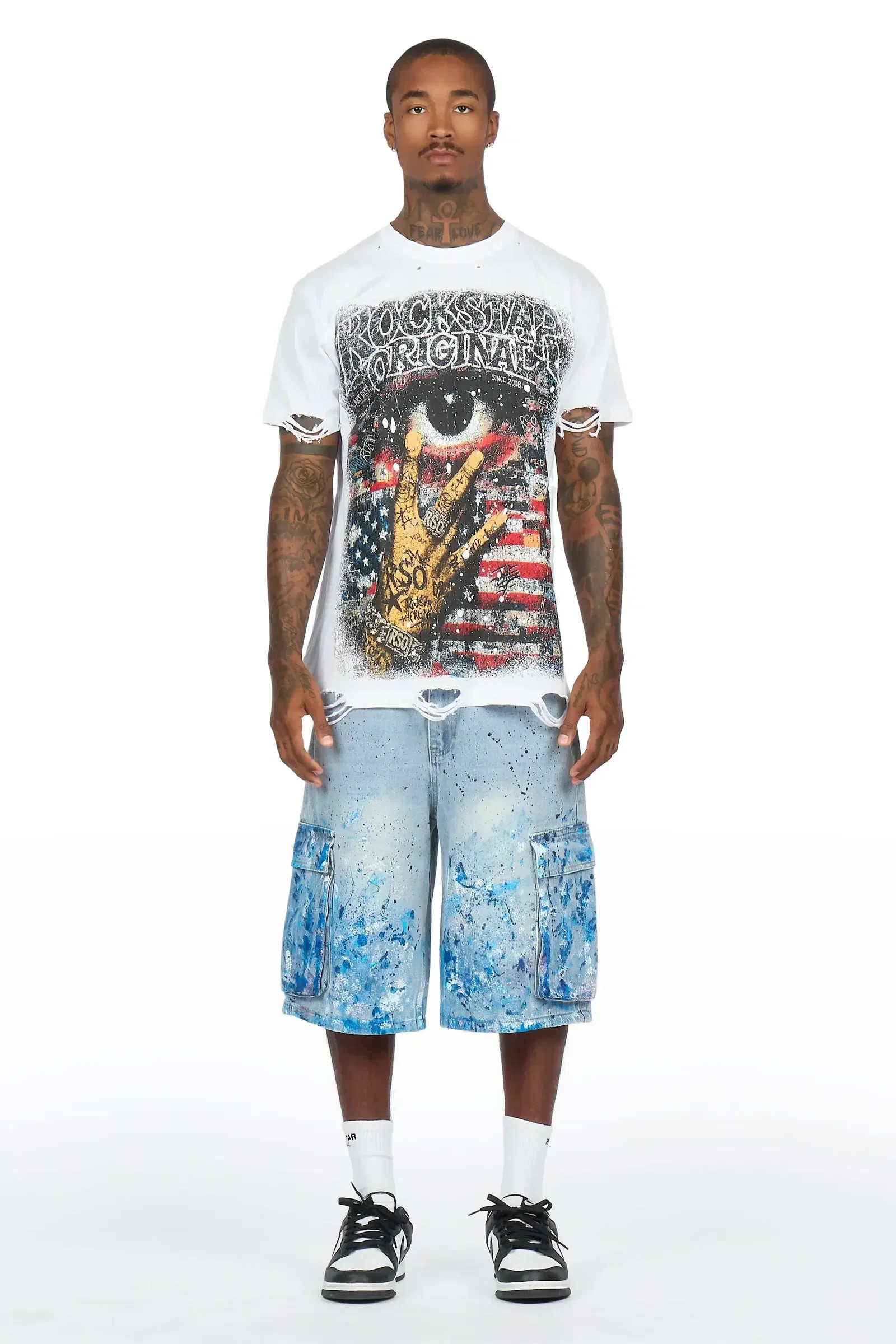Image of Fonte Light Indigo Denim Jort