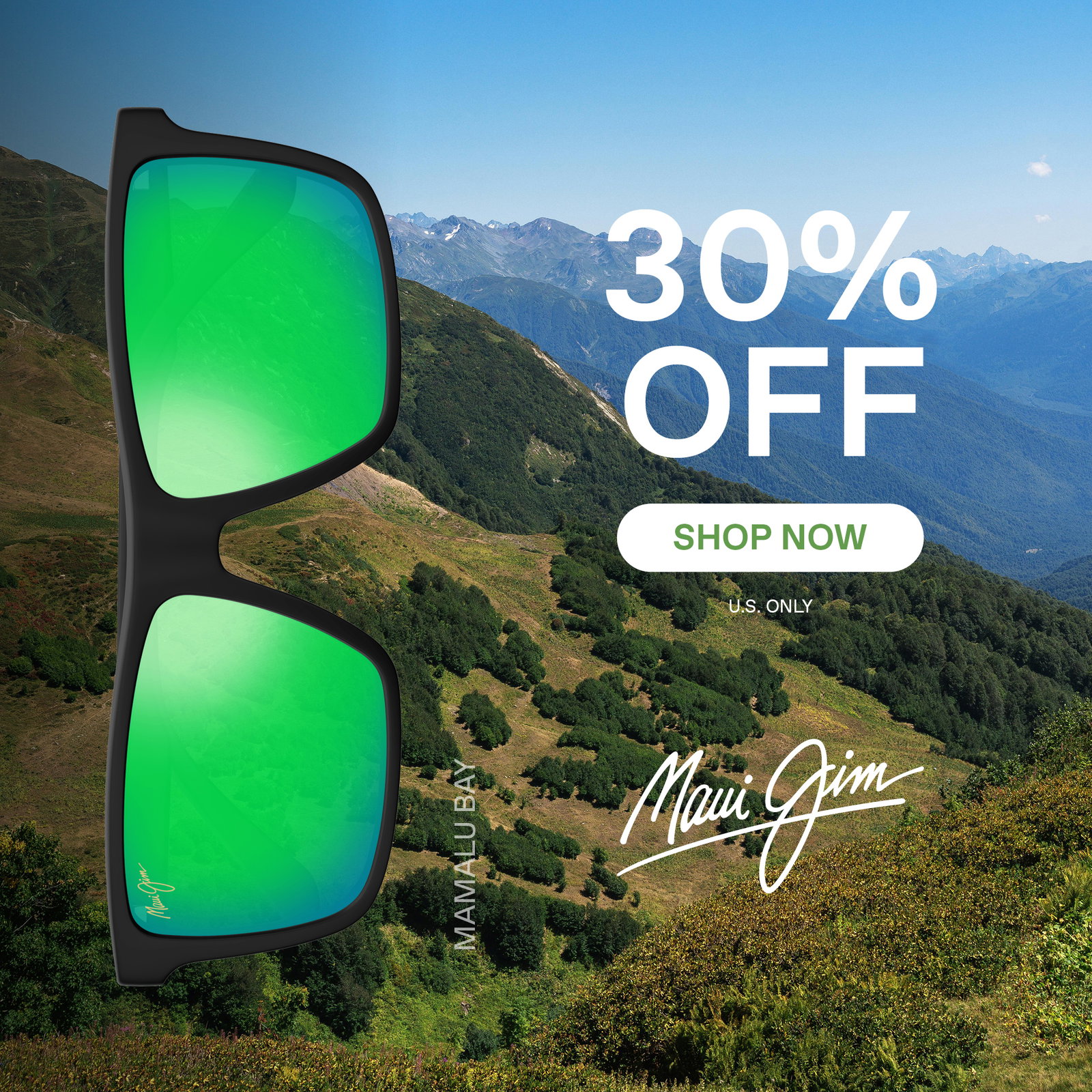 Maui Jim- 30% Off - Shop Now Style Shown: Mamalu Bay