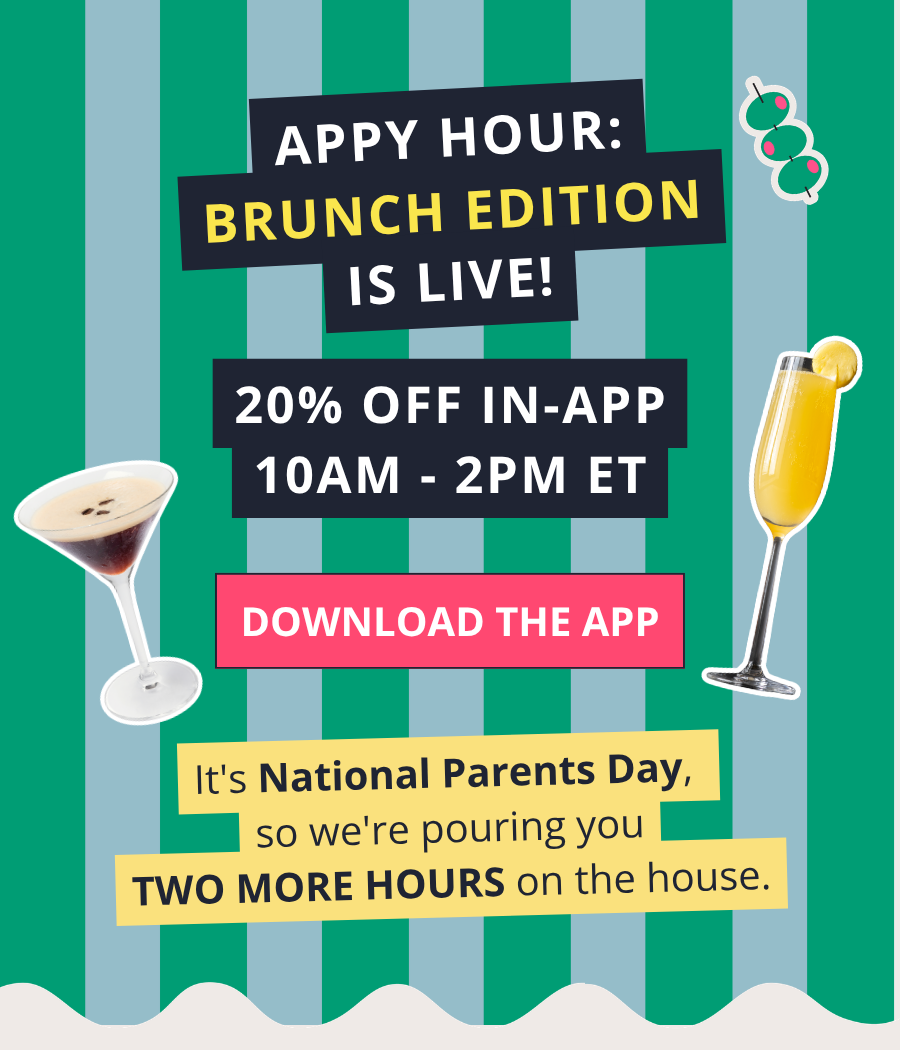APPY HOUR IS LIVE! 20% OFF IN-APP, 10 AM-12PM ET [ OPEN THE APP ]  
