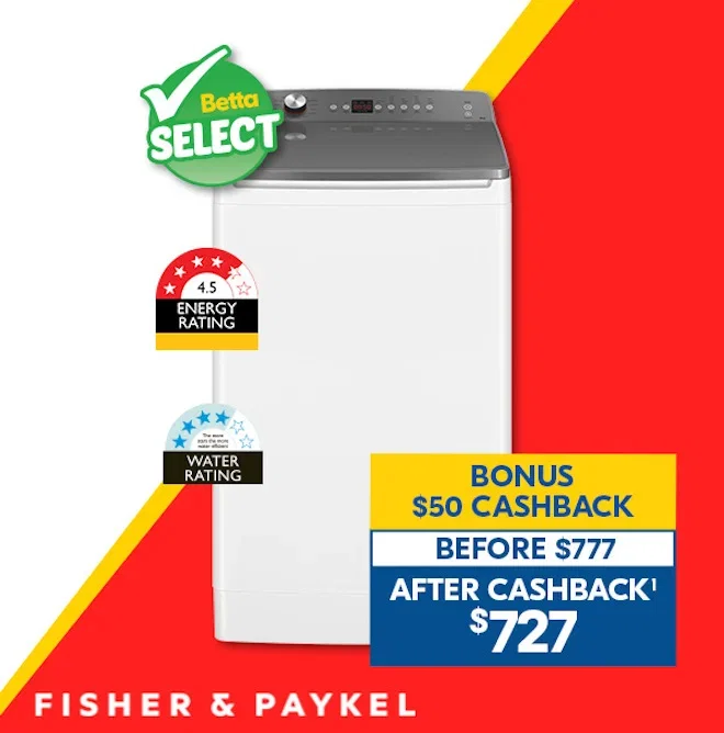 Fisher & Paykel 8kg Top Load Washer