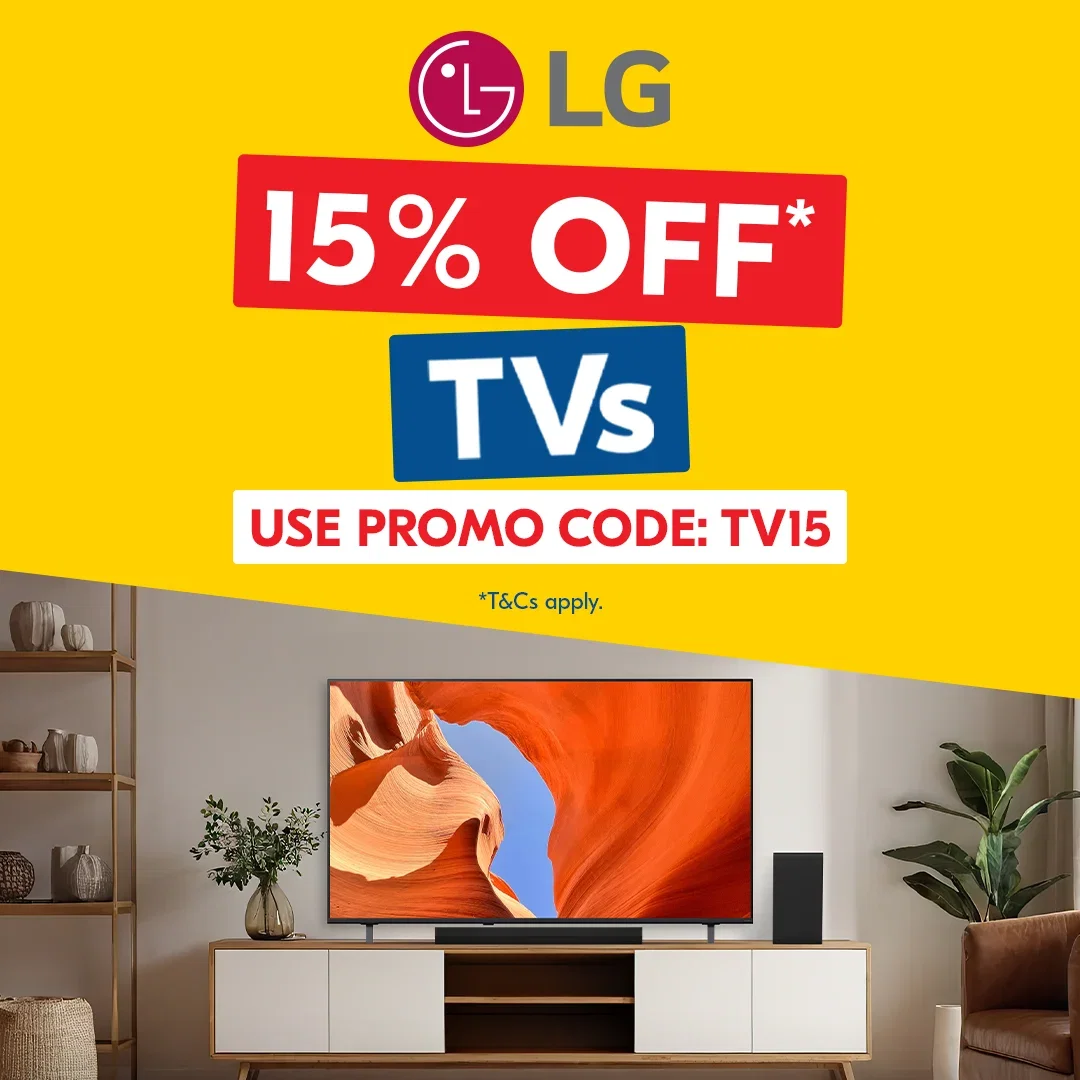 LG 15% Off TVs