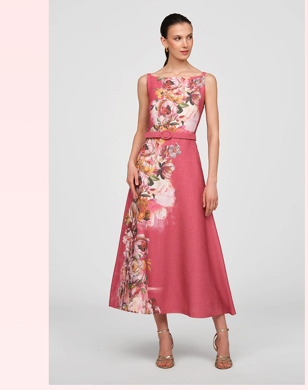 Slyvie Tea Length Dress