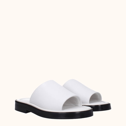 Salvatore Ferragamo Slippers and Clogs Women Leather White