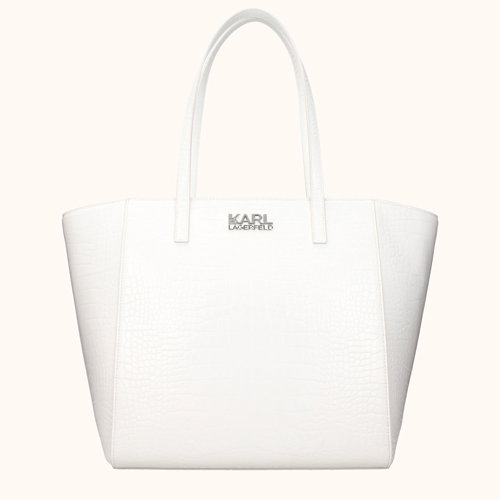 Karl Lagerfeld Shoulder Bags Women Polyurethane White/Off White