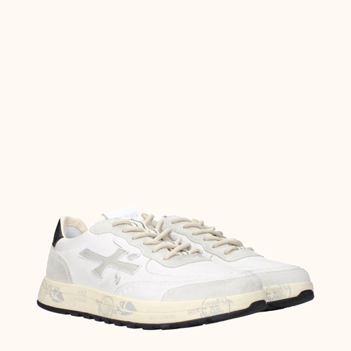 Premiata Sneakers Men Leather White/Grey