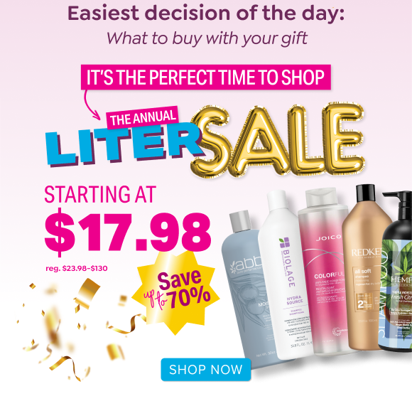 SHOP THE ANNUAL LITER SALE