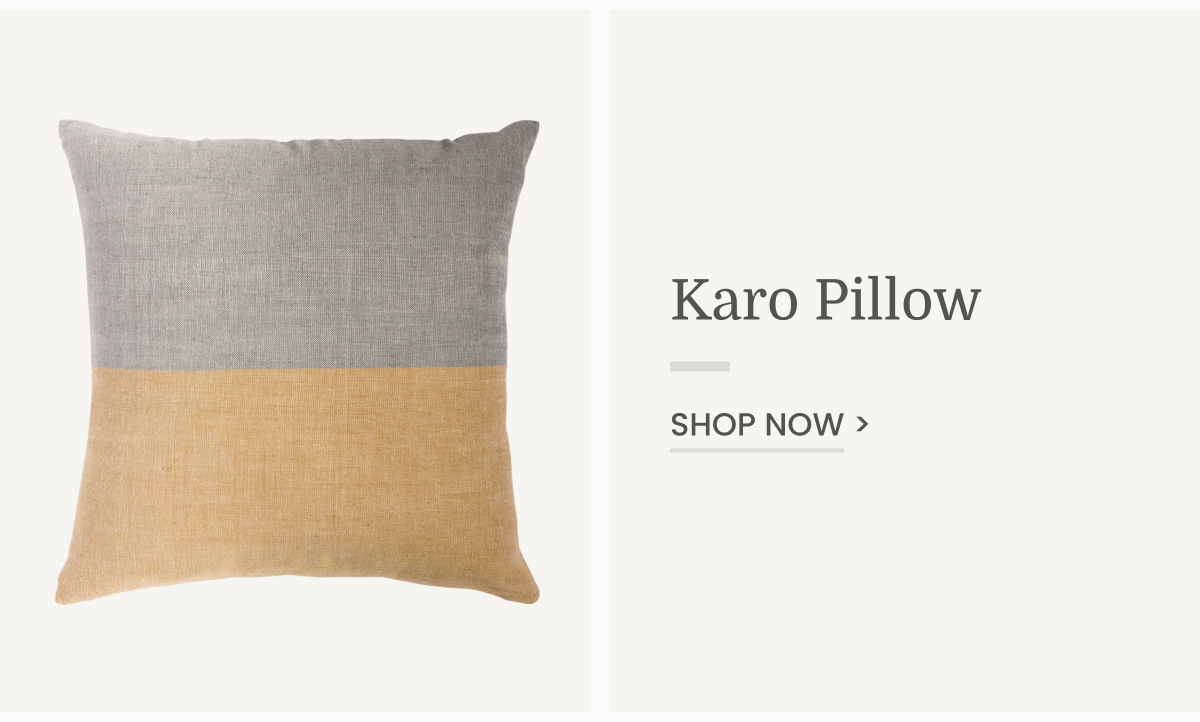 Karo Pillow - Sable