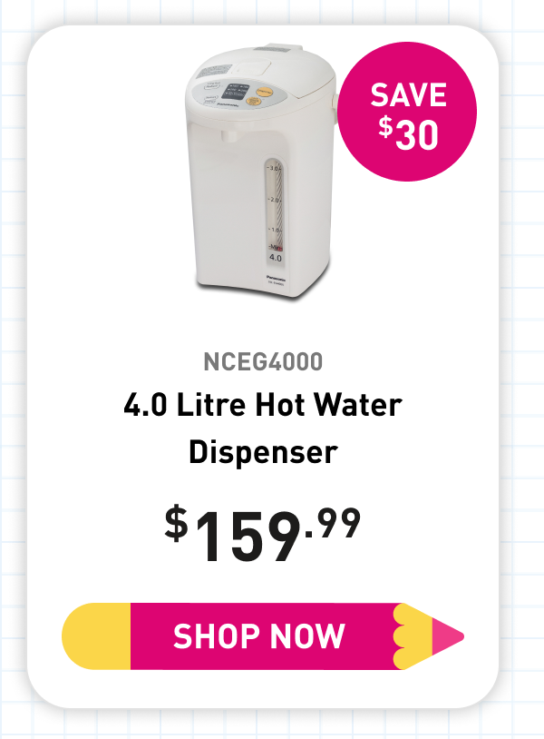 "NCEG4000 4.0 Litre Hot Water Dispenser 139.99 Save 30 Shop Now"
