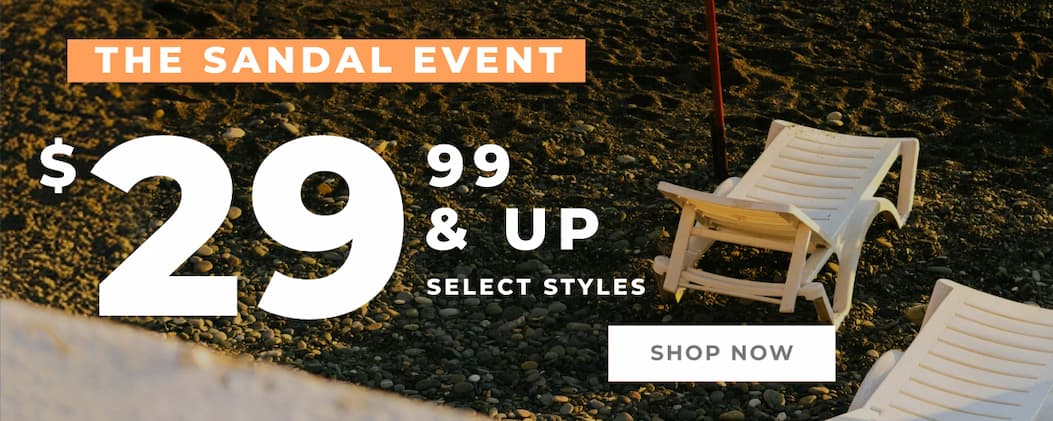 THE SANDAL EVENT [ SHOP NOW ]