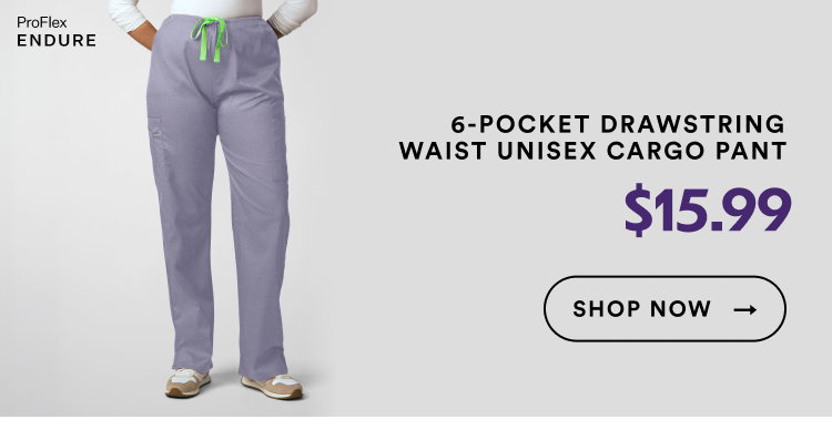 ProFlex Endure | 6-Pocket Drawstring Waist Unisex Cargo Pant | $15.99 | Shop Now