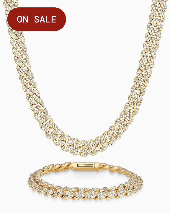Iced Out Cuban Set 8mm