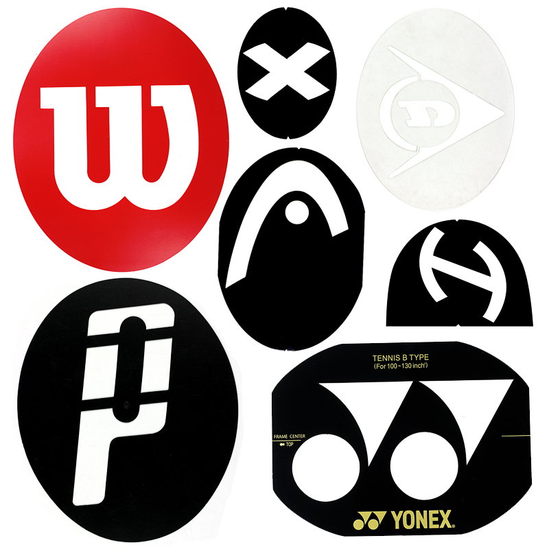 Image of Tennis Racket Stencils