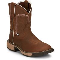 8" Rush Waterproof Work Boot in cedar brown.