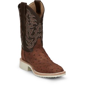 Dakota 11" Full Quill Ostrich in Wild Brandy (Brown).