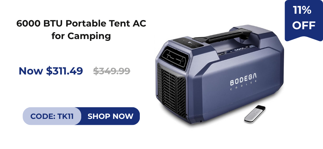 Bodegacooler tent AC