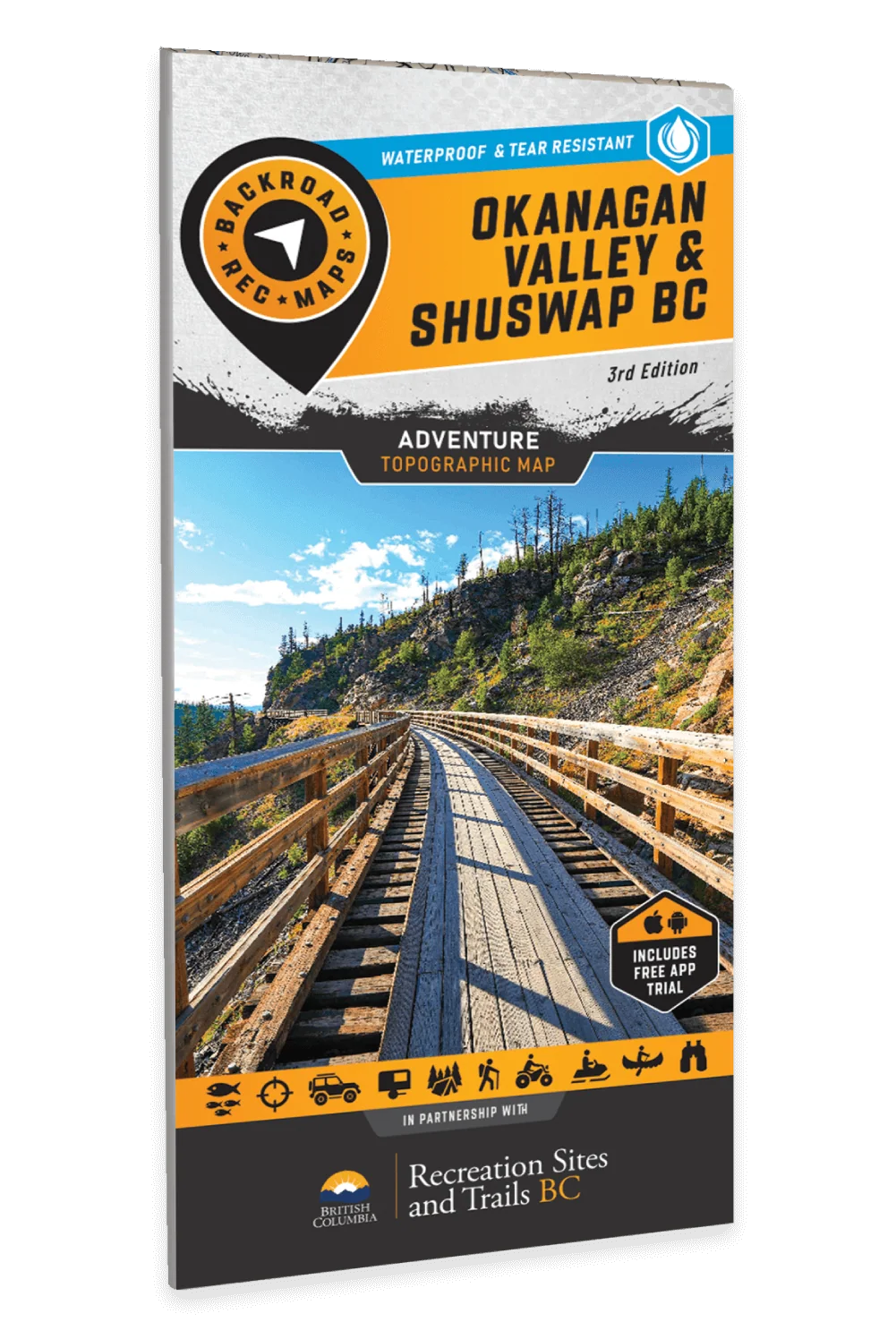 Okanagan Valley & Shuswap BC - Recreation Map image