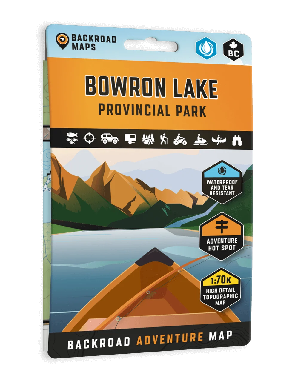 Bowron Lake Provincial Park BC - Destination Map image