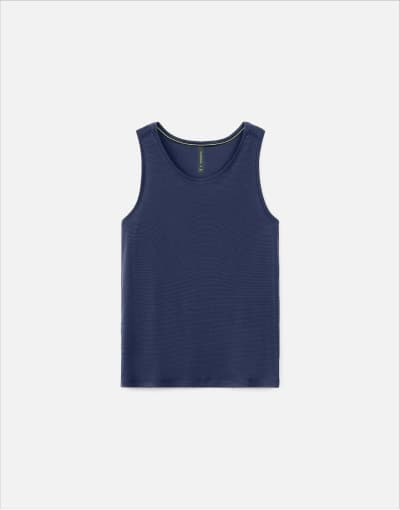 Shop Navy Blue Session Tank